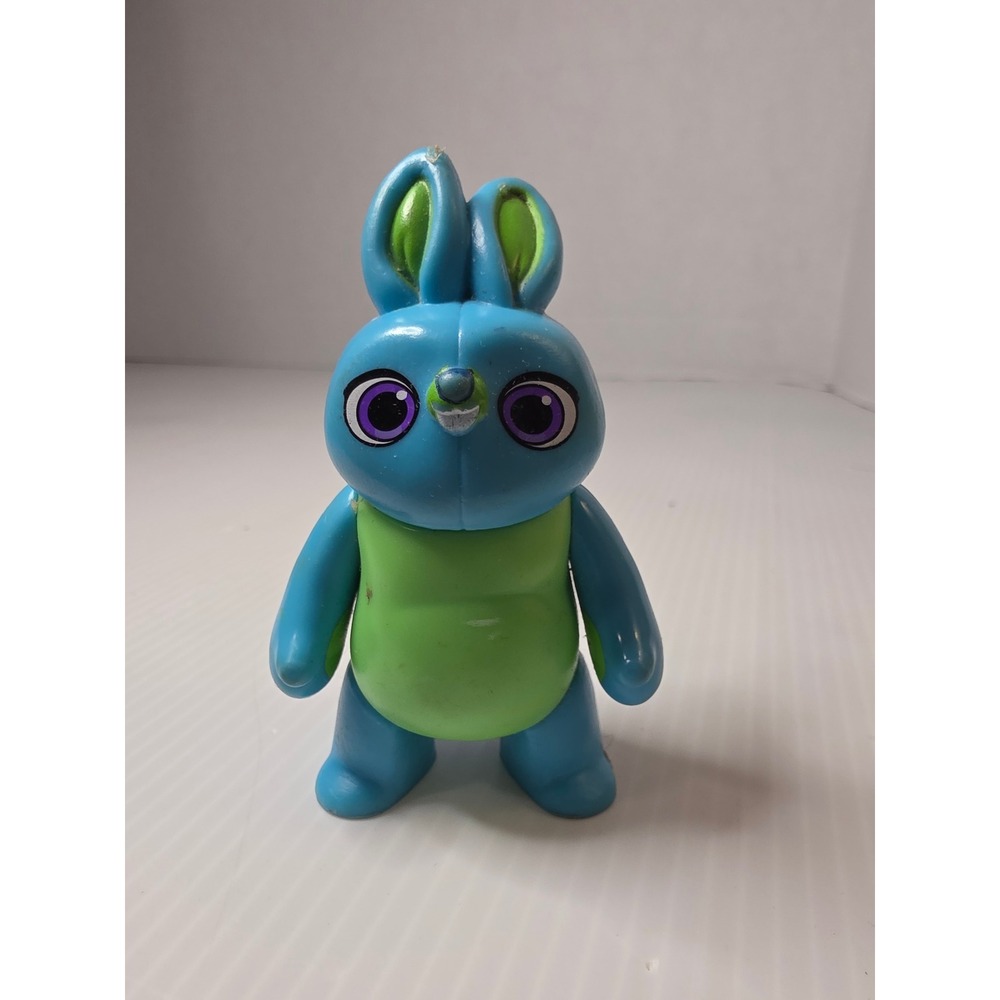 Mattel Toy Story 4 Bunny Figure Small Blue Green Fair Condition 2019